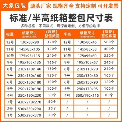 纸箱现货源头厂家快递物流包装特硬打包箱纸盒超硬搬家纸箱子批发图2