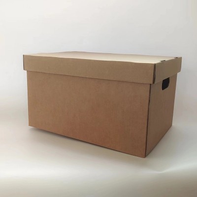 搬家纸箱厂家批发大号快递打包周转纸箱毕业季包装盒带盖搬家纸箱图2