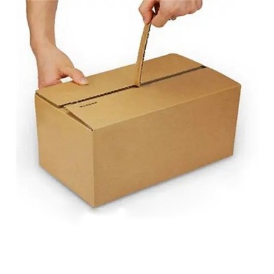 河北快递纸箱物流打包正方形免胶带自粘易撕拉化妆品礼盒拉链纸箱图3