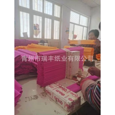 54*140彩色皱纹纸/皱纹纸/手揉纸手工纸图2