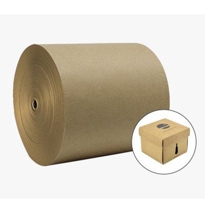 厂家现货美国牛皮复古本色包装用纸 礼盒垫纸牛皮纸圈筒可分切图4