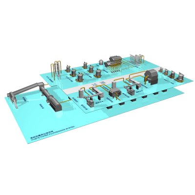 废纸脱墨制浆处理流程