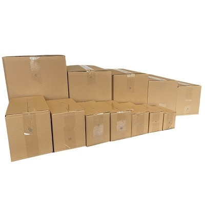 厂家物流打包箱批发搬家纸盒快递纸箱邮政纸盒彩印瓦楞8号9号纸箱图2