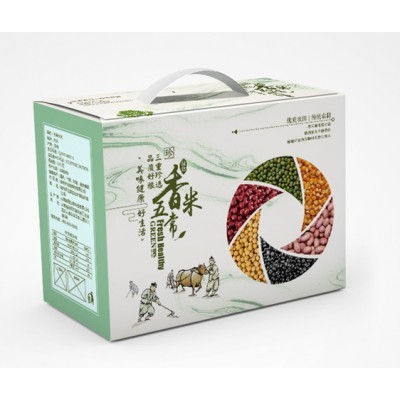 【厂家加工彩箱】大米彩箱小米箱五谷杂粮箱粗粮箱鸡蛋箱海参箱图2