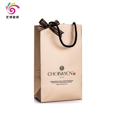 纸袋定制化妆品礼品购物袋子金卡纸袋广告宣传服装手提袋定做批发