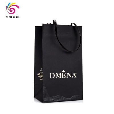 纸袋定制化妆品礼品购物袋子金卡纸袋广告宣传服装手提袋定做批发图3