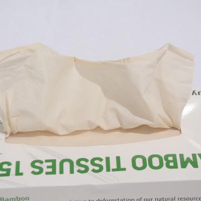 跨境厂家供应原木浆BAMBOO纸巾盒抽竹浆150抽纸厂家批发现货图4