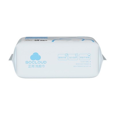 芷雨绵柔巾一次性洗脸巾抽取式60抽加厚美容院专用卸妆擦脸洁面巾图4