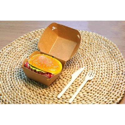 [易生] 牛皮汉堡盒 食品级包装盒 一站式采购 可按需定制 欢迎致电图3