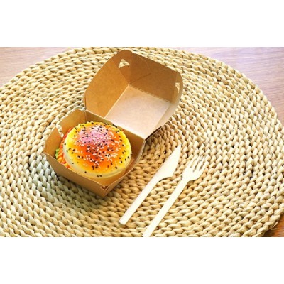 [易生] 牛皮汉堡盒 食品级包装盒 一站式采购 可按需定制 欢迎致电图5