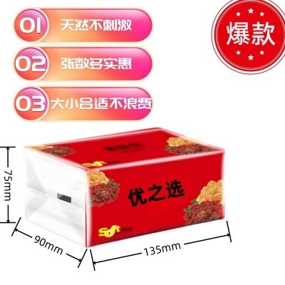 抽纸纸巾餐巾纸湿水不烂家用宿舍大码五层加厚酒席用纸图3
