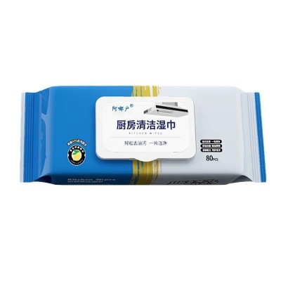 厨房湿巾强力去油污湿巾纸家用一次性清洁除重油污油烟机湿纸巾厂图3