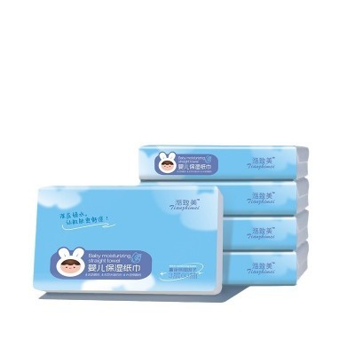 乳霜纸云柔巾定制可印logo婴儿专用柔纸巾定做保湿纸巾宝宝抽纸图2