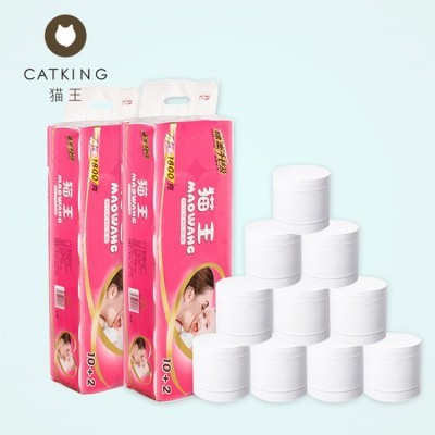 猫王木浆1800克12卷纸卫生纸餐巾纸面巾纸加厚五层实惠装家用mr06图3