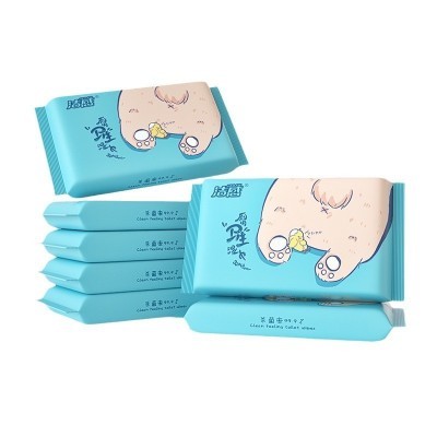 便携湿巾7包厕用湿巾30抽湿厕纸湿巾便捷一次性湿巾纸厂家批发图4