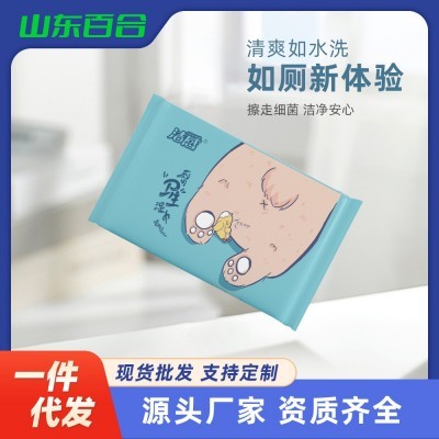 便携湿巾7包厕用湿巾30抽湿厕纸湿巾便捷一次性湿巾纸厂家批发