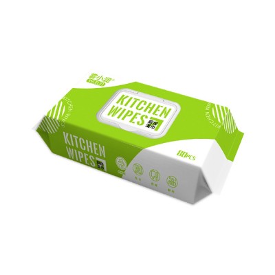 厨房湿巾去油污湿纸巾厂家直销大包去油湿巾纸懒人清洁强力图2