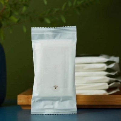 湿巾5片装定制一次性广告湿毛巾酒店餐饮会议湿巾定做Logo厂家图3