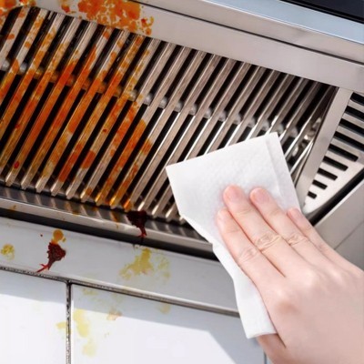 厂家加工接单 厨房湿巾去油去污家用油烟机清洁强力去油污湿纸巾图3