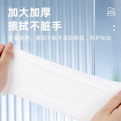 湿厕纸家庭实惠装洁厕湿巾私处擦屁屁男女士专用湿厕巾40抽图2
