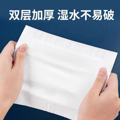 正方形汉堡酒店咖啡店餐巾纸外卖一次性纸巾饭店抽纸商用整箱散装图2