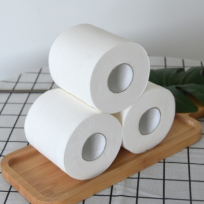 厂家批发空心卫生卷纸120g原生木浆家用卫生纸空心卷纸厕纸大卷图3