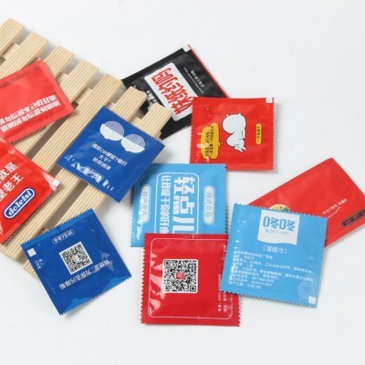 厂家直销湿巾定制 恶搞湿巾定制 餐饮外卖创意小包湿纸巾图3