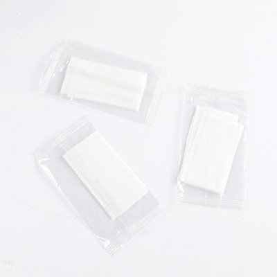 单片透明包装湿巾一次性纸巾 外卖赠品湿纸巾可加logo 单片纸巾图2