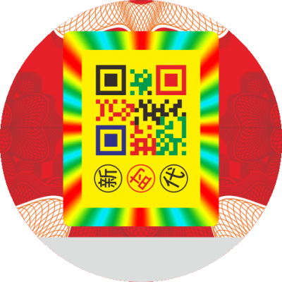 烫金三维码