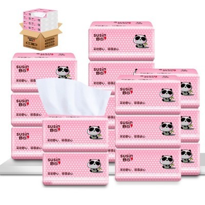 家用100抽纸巾箱装小包卫生纸巾饭店餐厅面巾餐巾纸厂家外贸图3