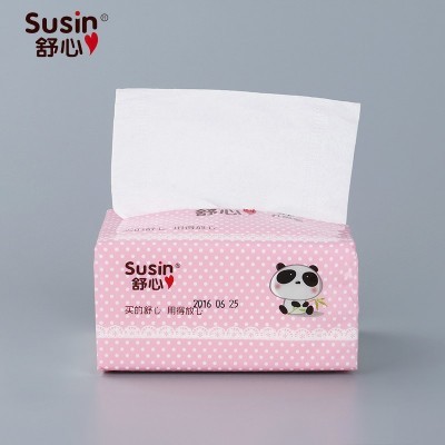 家用100抽纸巾箱装小包卫生纸巾饭店餐厅面巾餐巾纸厂家外贸