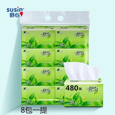 8包一提装纸巾家用卫生纸出口面巾餐巾纸包邮手纸抽厂家批发抽纸图5