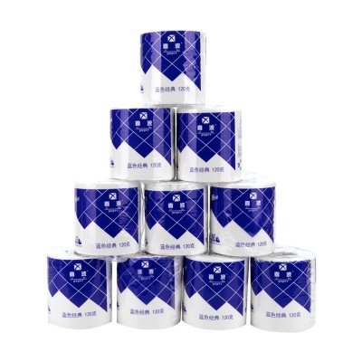 厂家供应手纸卷纸卫生纸家用宾馆酒店厕所空心小卷纸加厚无屑80克图2