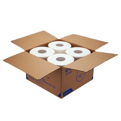 大盘纸厕纸珍宝纯木浆洗手间大卷厕所用纸卫生间厕纸大卷纸整箱图2