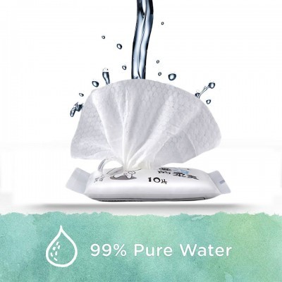 定制婴儿手口湿巾宝宝专用柔湿巾baby新生儿旅行便携装小包湿纸巾图2