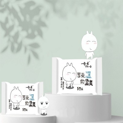 定制婴儿手口湿巾宝宝专用柔湿巾baby新生儿旅行便携装小包湿纸巾图5