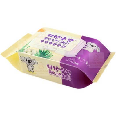 宝宝手口带盖湿巾定制新生儿湿巾专属专用家庭实惠装便携式湿纸巾图3