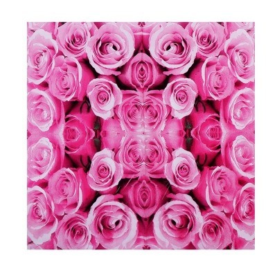 婚庆喜宴纸巾彩色印花纸婚礼创意彩色餐巾纸酒店玫瑰花木浆面巾纸图2