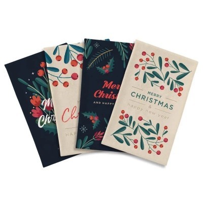 满版印刷餐巾纸40*33跨境亚马逊圣诞节印花纸巾logo一次性节日纸图4