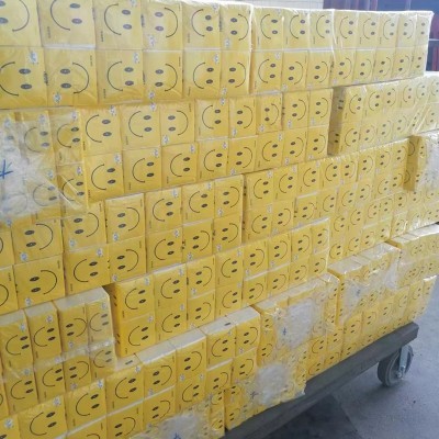 酒店饭店抽纸小白包纸巾饭店餐巾纸生活用纸方抽3层300张96包批发图4