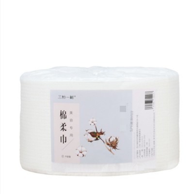 一次性洗脸巾干湿两用大卷加厚460g美容巾棉柔巾一次性洁面巾批发图3