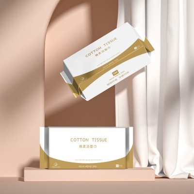 次性洗脸巾加大加厚抽取式洁面巾纯棉洗面巾挂抽式全棉棉柔巾图2