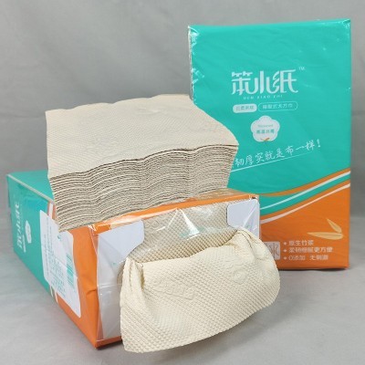 大张原生竹浆本色抽取式印花平板卫生纸大包抽纸家用实惠装厕纸巾图4