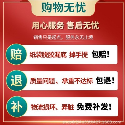 跨境亚马逊牛皮纸袋定制可塑封手提袋加厚白卡袋图4