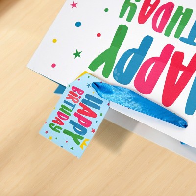 跨境24新款纸袋印刷礼物袋卡通图案手提袋创意儿童生日礼品袋批发图2