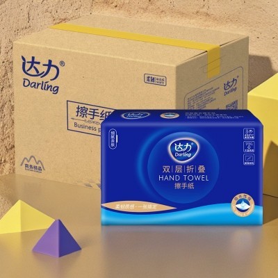 双层复合擦手纸商用整箱卫生间酒店专用纸巾吸油吸水加厚厨房纸图2