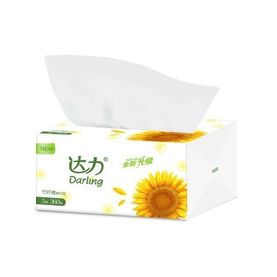 达力向日葵抽纸3层360张卫生纸面巾纸餐巾纸纸巾批发福利品代发图2