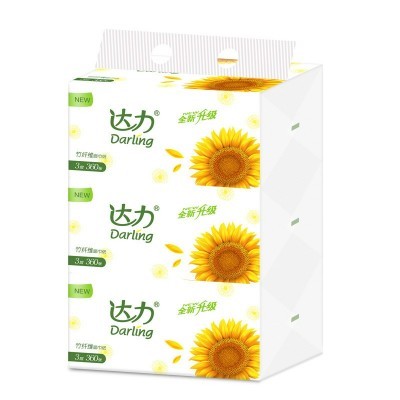 达力向日葵抽纸3层360张卫生纸面巾纸餐巾纸纸巾批发福利品代发图5