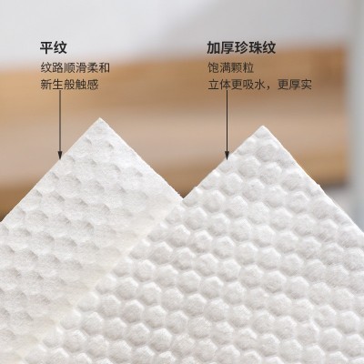厨房懒人抹布厨房抹布厨房一次性抹布底部抽取式抹布不掉毛百洁布图4