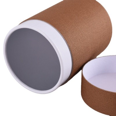 纸筒白卡纸礼品包装罐 烫金香水果干代餐食品 包装纸罐彩 印可定制图4